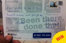 A Donegal woman proved to her Canadian husband just how good An Post are