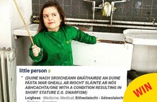 An official Gaeilge translation for 'little person' has been added thanks to campaigner Sinéad Burke