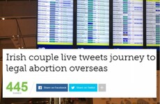 An Irish couple's trip to Liverpool for an abortion has gone viral on Twitter