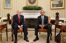 Trump and Obama had an "excellent conversation" at the White House today