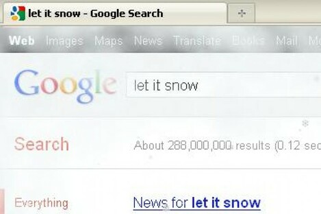 Google's new 'Easter egg' in action