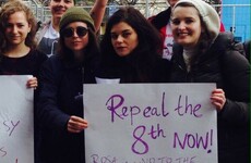 Actress Ellen Page supported the Repeal movement at an anti-Trump rally in Dublin today
