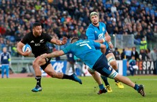 All Blacks get over Ireland disappointment with emphatic defeat of Italy