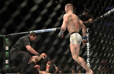 Watch: McGregor's devastating four-punch combo which ended Alvarez's lightweight reign