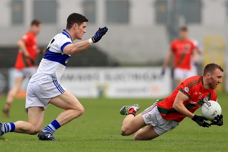 St Vincent's Diarmuid Connolly with Palatine's Christopher Crowley