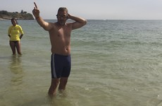 British man begins his attempt to swim across the Atlantic
