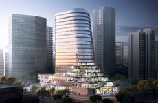 This terraced tower represents the future of city planning