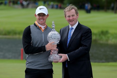 McIlroy won the 2016 Irish Open at the K Club.