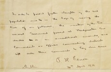 The government is being strongly criticised for not buying Padraig Pearse's 1916 surrender letter