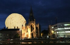 Loads of people couldn't see the supermoon last night so used tortilla wraps instead