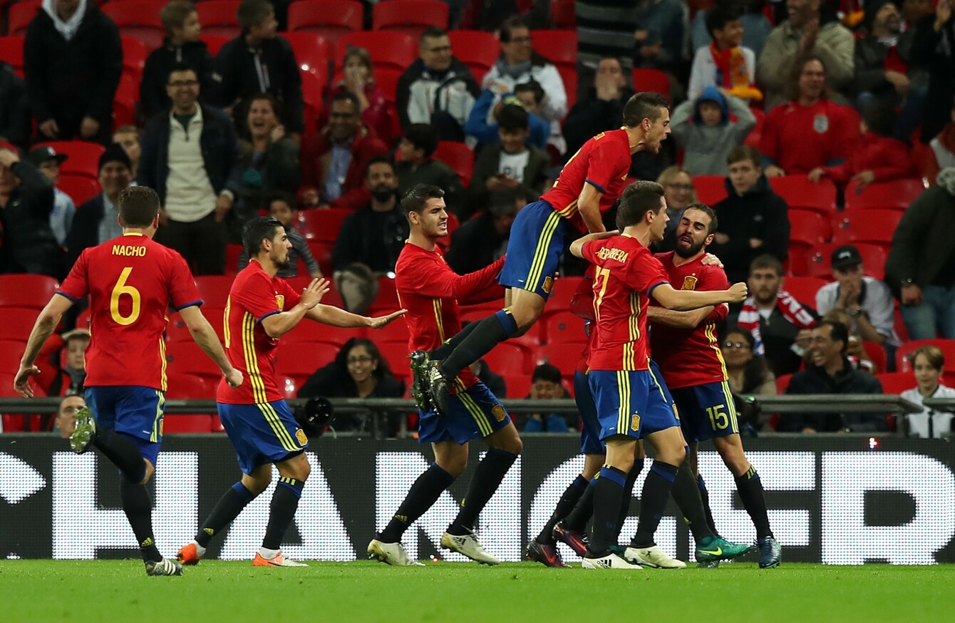 Gareth Southgate's England denied victory by two late Spain goals at ...