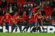 Gareth Southgate's England denied victory by two late Spain goals at Wembley