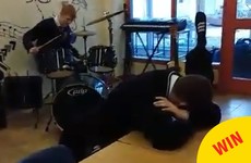 Students in a Ballina secondary school actually pulled off the mannequin challenge in class