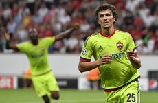 CSKA Moscow midfielder hit with 2-year ban for cocaine use