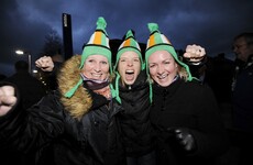 Temperatures to drop below freezing during Irish rugby match