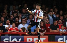 Linked with an Ireland call-up, Scott Hogan continues his fine Championship form