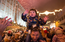 Young boy who survived six-storey fall from hotel balcony turns on Limerick Christmas lights