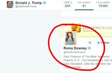 Why does Donald Trump follow this Irish actress on Twitter?