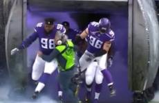 Fox Sports sound man gets absolutely bulldozed by NFL star
