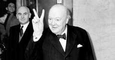 Winston Churchill spoke of his "longing" for a united Ireland
