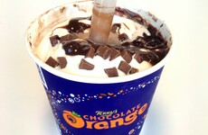 The Terry's Chocolate Orange McFlurry was just released in Ireland and we tried it out