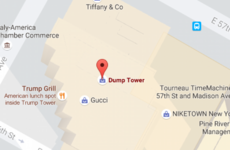 Someone has renamed Trump Tower 'Dump Tower' on Google Maps