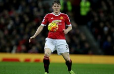 In from the cold? Schweinsteiger makes United's bench for the first time this season