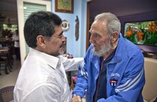 Maradona hails late Fidel Castro as 'second father'