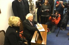 'Con la simpatico': President Higgins is first to sign book of condolences for Castro