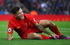 Coutinho thanks Liverpool fans for support as he prepares for injury lay-off
