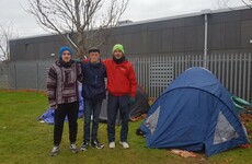 'Don't let us die': Homeless men's fears as makeshift camp on south Dublin green grows