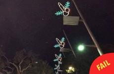 Dun Laoghaire's Christmas lights are not shaped like penises, despite the rumours