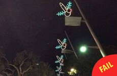 Dun Laoghaire's Christmas lights are not shaped like penises, despite the rumours