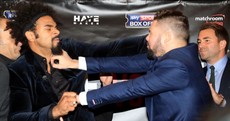 'You're a bellend!' David Haye and Tony Bellew are already giving their fight the hard sell