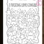 An Irish illustrator has made a brilliantly sweary colouring book for Christmas
