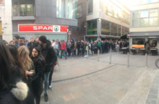 The queue for free BBQ in Dublin yesterday was absolutely bonkers