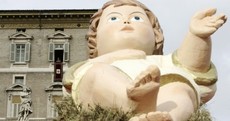The Vatican's Baby Jesus is rather big