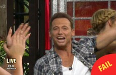 One of the presenters accidentally clocked a colleague on the I'm A Celeb finale last night