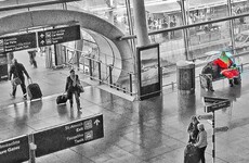 The Dublin Airport Santa has taken up his position in Terminal 2 and people are excited