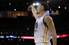 Splash time! Klay Thompson scored 60 points in just 29 minutes last night