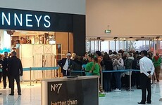 The queue for the opening of the new Penneys in Liffey Valley this morning was bonkers