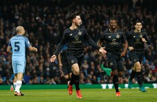 Celtic winger scores against parent club Man City as Hoops hold Pep's men