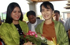 Aung San Suu Kyi registers her party for upcoming elections in Burma