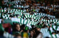 Celtic fan arrested for throwing burger at police horse