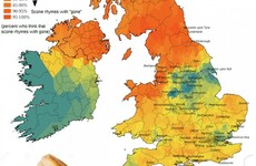 A new map reveals how different counties across Ireland pronounce scone