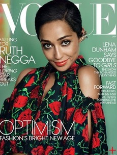 Irish actress Ruth Negga has made the cover of Vogue magazine
