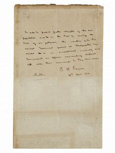 Unsold!: 1916 surrender letter set to leave Ireland after auction fails to reach €1m