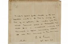Poll: Should the Government have bid on Padraig Pearse's surrender letter?