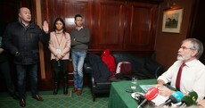 Son of Brian Stack confronts Gerry Adams over murder of his father