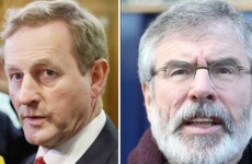 Enda Kenny and Gerry Adams face off over blacked-out van driver